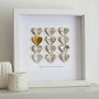 Personalised Golden Wedding Anniversary Heart Gift, thumbnail 1 of 12