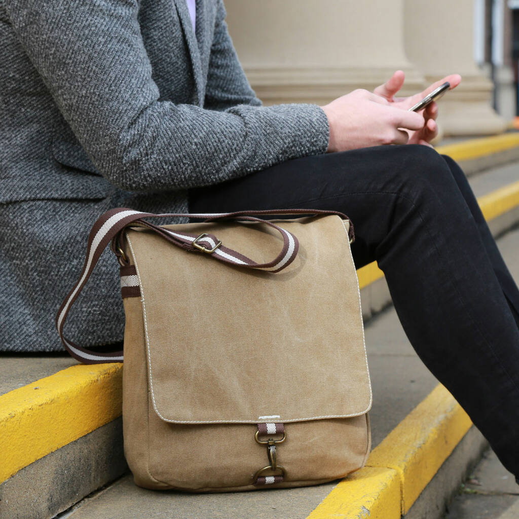 vintage canvas messenger bags