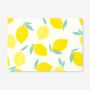 Placemats Featuring A Spanish Lemon Print On White, thumbnail 1 of 2