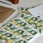 Dandelion Linocut Flower Notecards Set Of Eight, thumbnail 3 of 7