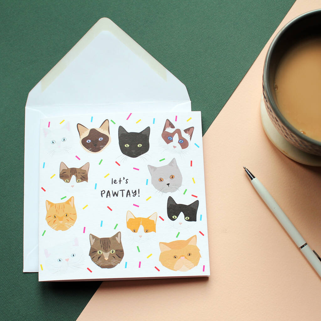 Cat Birthday Cards By Heather Alstead Design ...