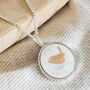 Farthing Enamel Coin Necklace, thumbnail 4 of 6