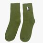Women's Party Penguins Embroidered Cotton Ankle Socks Five Pack, thumbnail 7 of 7