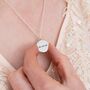 Personalised Mantra Disc Necklace, thumbnail 1 of 9