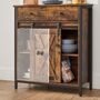 Freestanding Kitchen Cupboard With Sliding Barn Door, thumbnail 5 of 11