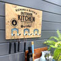 Personalised Outdoor Kitchen Sign With Hooks, thumbnail 3 of 9
