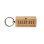 Oak Rectangle Keyring 'Thank You For Helping Me Shine' | Perfect Gift | House Keys | Novelty | Teaher Leaving Gift, thumbnail 2 of 2