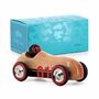 Vilac Natural Wooden Vintage Racing Car, thumbnail 2 of 3