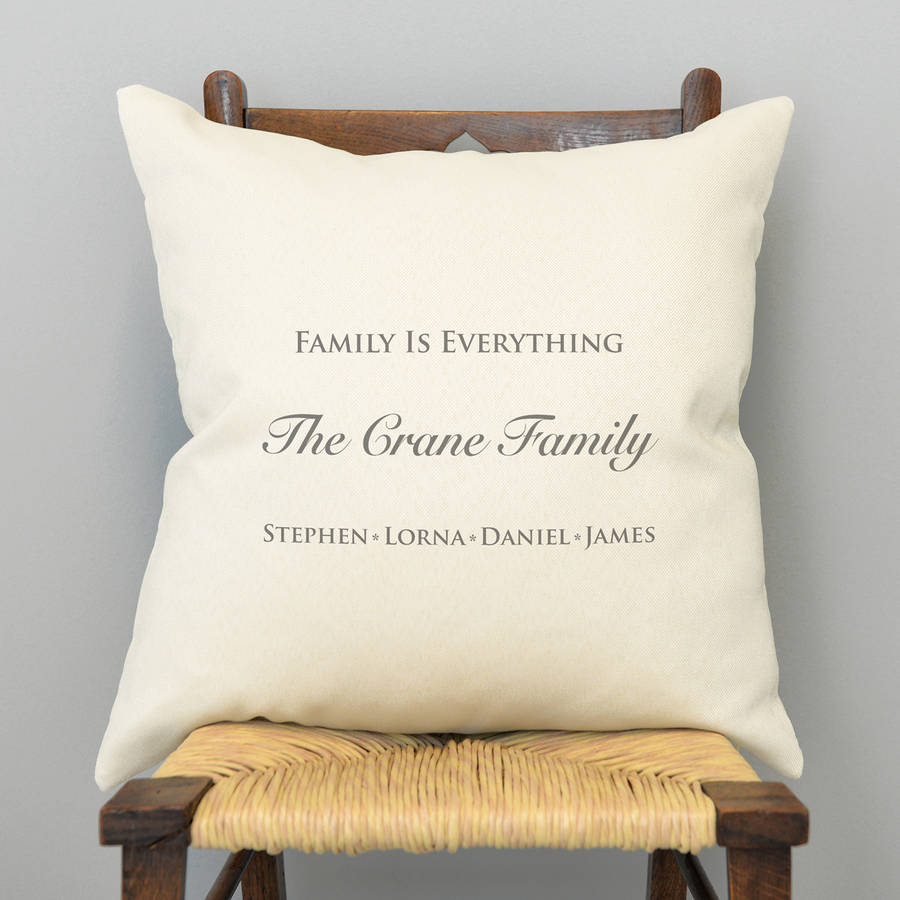 personalised cushion