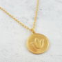 Romance Amulet Coin Necklace, thumbnail 2 of 8