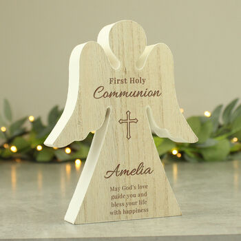 Personalised First Holy Communion Angel Decoration, 2 of 2