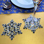 Mirror Acrylic Snowflake Coasters Set Of Four Or Six V2, thumbnail 1 of 2