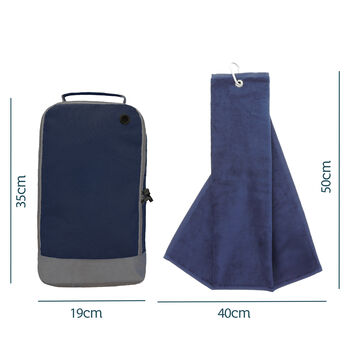Personalised Bowls Shoe Bag And Towel Set, 3 of 9
