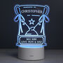 Personalised Trophy LED Colour Changing Night Light, thumbnail 2 of 9