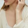 Miramar Gold Gemstone Strength And Courage Bracelet, thumbnail 3 of 4