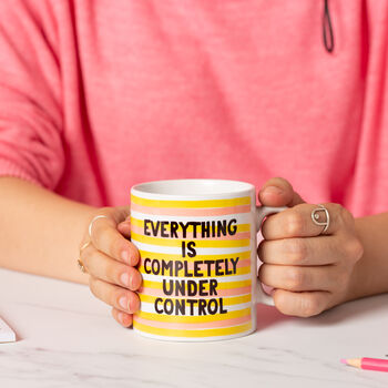 'Everything Is Completely Under Control' Mug, 3 of 3