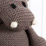Giant Annie The Hippo Knitting Kit, thumbnail 5 of 9