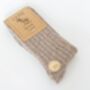 Natural Cashmere Socks, Wool Soft And Warm, thumbnail 7 of 12