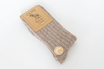 Natural Cashmere Socks, Wool Soft And Warm, 7 of 12