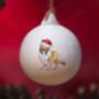 Rough Collie Ceramic Bauble, thumbnail 1 of 2