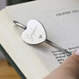 Personalised Engraved Heart Bookmark, thumbnail 1 of 8