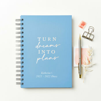 Personalised Dreams 2021/22 Mid Year Diary, 2 of 9
