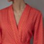 Luxury Cotton Robe | Daydream Geo, thumbnail 4 of 5
