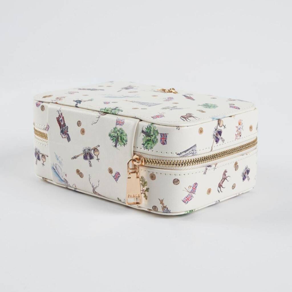 Royal Ditsy Large Jewellery Box By Fable England