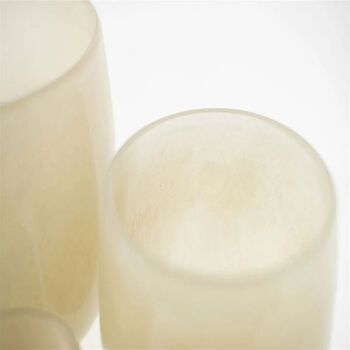 Glass Pot Beige Colour By Dut Z, 5 of 8