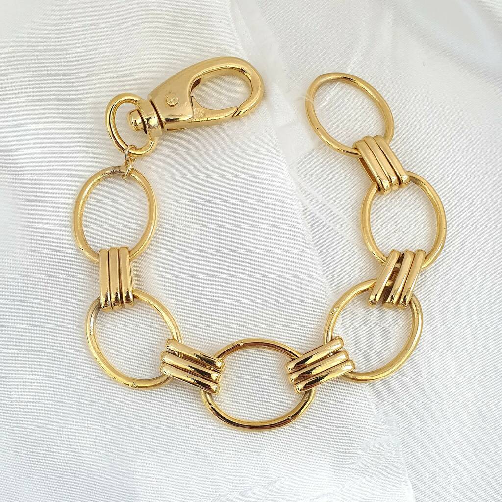 Chunky Gold Chain Bracelet By Misskukie | notonthehighstreet.com