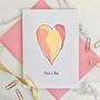 Personalised Love Heart Card, thumbnail 2 of 2