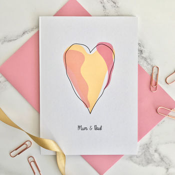 Personalised Love Heart Card, 2 of 2