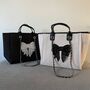 Bow Large Chain Tote Bags, thumbnail 1 of 4