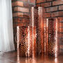 Copper Moroccan Lantern Candle Holder, thumbnail 1 of 7