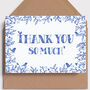 Six Nature Inspired Thank You Cards, thumbnail 1 of 1