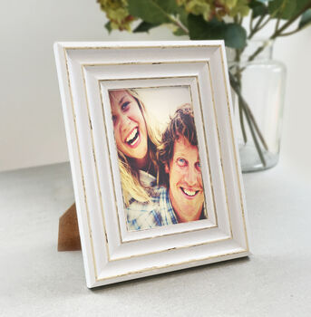 Personalised Antique White Picture Frame, 2 of 7