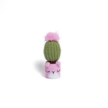 Small Interactive Crochet Cactus And Pot, 5 of 9