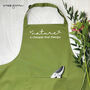 Gardening Apron 'Nature Is Cheaper Than Therapy', thumbnail 2 of 4