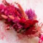 Red And Pink Dried Flowers For Valentines, thumbnail 2 of 6