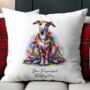 Personalised Greyhound In Christmas Lights, thumbnail 10 of 10