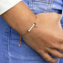 Swarovski Pearl Slider Charm Bracelet, thumbnail 1 of 11