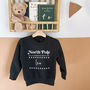 Personalised Children's Christmas North Pole Jumper, thumbnail 3 of 6