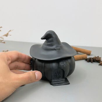 Decorative Black Witch House Bowl Halloween Decoration, 8 of 10