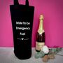 Bride To Be Emergency Fuel Hen Do Bottle Bag, thumbnail 1 of 3