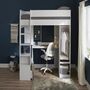 Harry High Rise Bed With Wardrobe, thumbnail 1 of 4