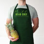 Bespoke Personalised Apron: Perfect Gift For Him Or Her, thumbnail 5 of 12