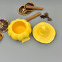 Yellow Witches Hat Bowl For Halloween Trick Of Treating, thumbnail 7 of 10