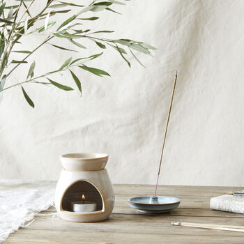 Fair Trade Stoneware Essential Oil Wax Melt Burner, 3 of 12