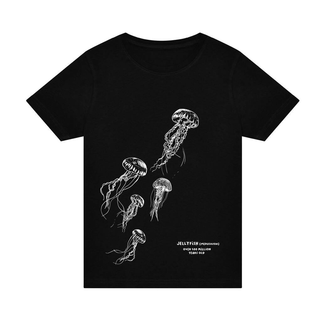 Child's Glow In The Dark Jellyfish Organic T Shirt