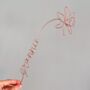 Personalised Wire Flower, thumbnail 3 of 7